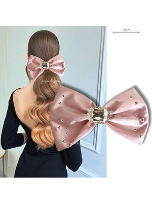 Pegu Pembe Taşlı Otomatik Özel Tasarım Toka ,(Düğün,nişan,doğumgünü,kutlama )005