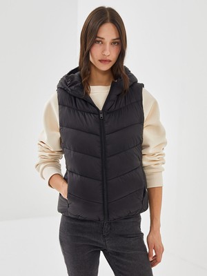 Lc Waikiki Yeni Sezon Kapüşonlu Kadın Şişme Yelek