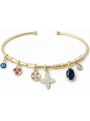 Çağ Moda Aksesuar Charmlı Şans Bilekliği