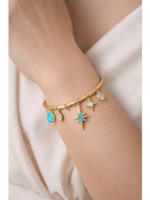 Çağ Moda Aksesuar Charmlı Şans Bileziği