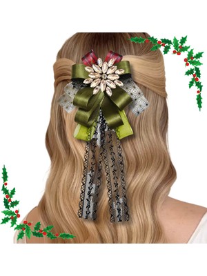 Pegu Yeni Yıl , Noel , Christmas Gift, ,saç Tokası Özel Tasarım El Yapımı