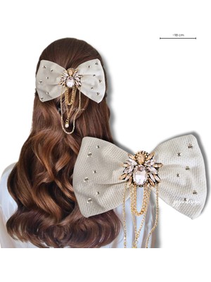 Pegu Ekru Arılı Zincirli Taşlı Otomatik Özel Tasarım TOKA,007