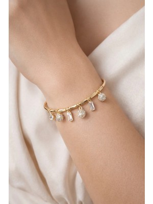 Çağ Moda Aksesuar Charmlı Şans Bileziği