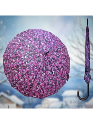 Rubenis Premium 16 Telli Şemsiye, Dayanıklı ve Şık Yağmur Koruyucu