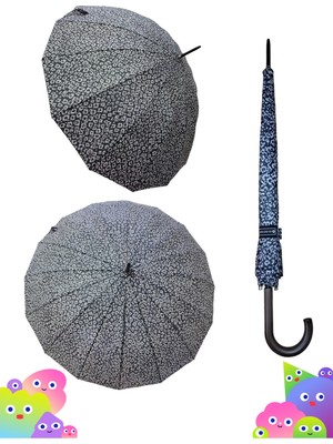 Rubenis 16 Telli Otomatik Şemsiye, Dayanıklı ve Şık Yağmur Koruyucu