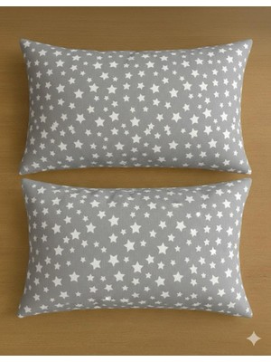 Voddi 2 Adet Desenli 50X70 cm Yastık Kılıfı Fermuarlı %70PAMUK