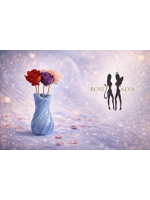 Full Color-Şık ve Romantik Tasarım-El Yapımı Mum