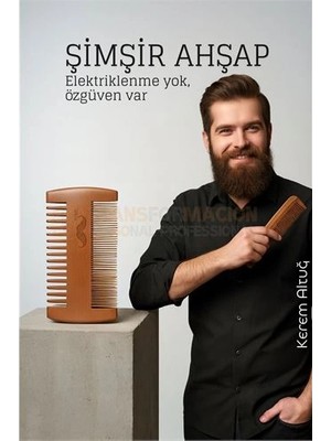 Shopwave Ahşap Sakal ve Bıyık Tarağı – Antistatik Şimşir Tarak