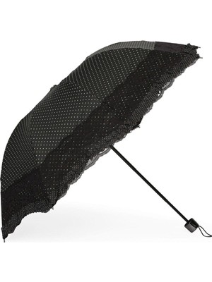 PremiumPort Kadın Rüzgara Karşı Dayanıklı Fiber Gövdeli Şemsiye, Pratik ve Şık Tasarım