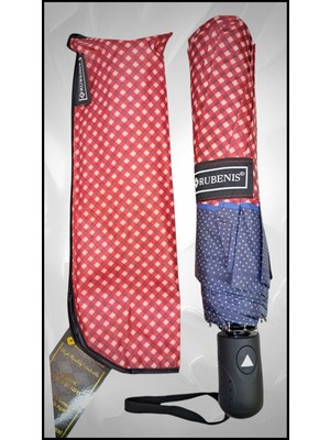 Rubenis Dayanıklı 3 Kırmalı 10 Telli Otomatik Şemsiye, Şık ve Pratik Kullanım