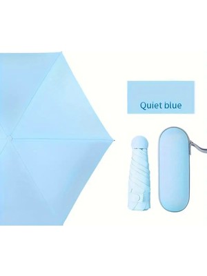 PremiumPort Mavi Kapsül Şemsiye, Şık ve Pratik Koruma Araçları