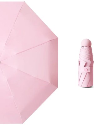 PremiumPort Tam Otomatik Kapsül Şemsiye, Rüzgarda Dayanıklı, Çantalı, 6 Telli