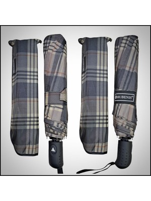 Rubenis Sağlam 3 Kırmalı 10 Telli Otomatik Açılır Şemsiye