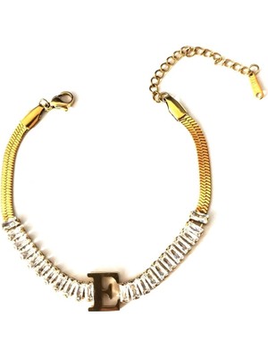 Normadia Kadın Zincirli Altın Renk Çelik Bileklik, Şık ve Zarif Tasarım