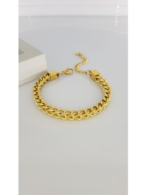 Normadia Şık Çelik Zincir Bileklik, Günlük Kullanım Için Uygun ve Dayanıklı