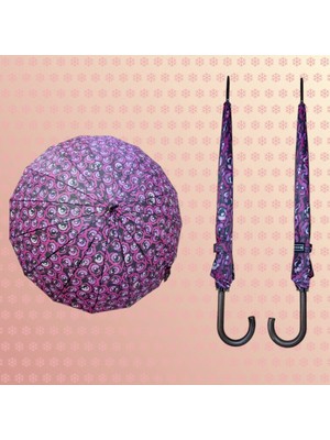 Rubenis Şık 16 Tellı Otomatik Baston Şemsiye, Hafif ve Dayanıklı Tasarım