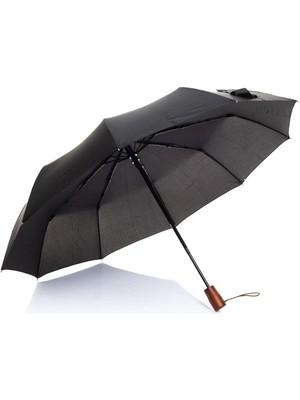 PremiumPort Siyah Unisex Hafif Dayanıklı Şemsiye, Şık ve Pratik Tasarım