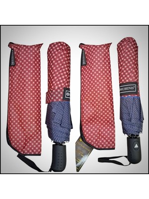 Rubenis Dayanıklı 3 Kırmalı 10 Telli Otomatik Açılır Şemsiye