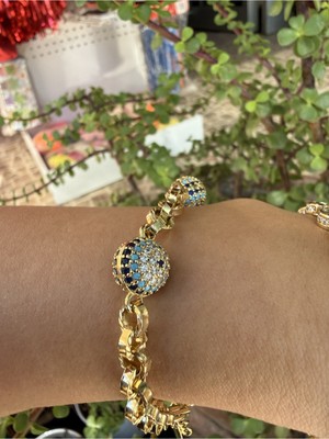 Normadia Şık Nazar Boncuklu Bileklik, Zarif ve Renkli Takı Tasarımı