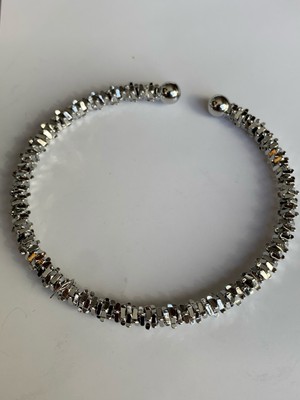 Normadia Kadın Geometrik Çelik Kelepçe, Şık ve Modern Takı Hediye