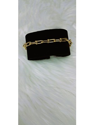 Normadia Şık Çelik Gold Tfny Bileklik, Zarif ve Dayanıklı Tasarım