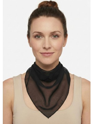 Jz Moda Düz Sade Şifon Kare Fular - Zarif Kadın Boyun Fuları ve Bandana (50X50CM)