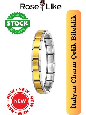 Normadia Modern Italyan Charm Bileklik, Şık ve Zarif Tasarım