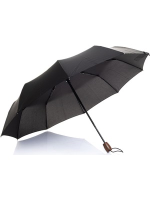 PremiumPort Şemsiye Siyah Unisex, Sağlam ve Şık Yağmur Koruyucu