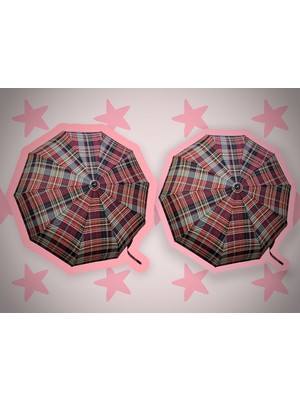 Rubenis Fiber Gövde Otomatik 10 Telli Rüzgarlı Hava Şemsiyesi