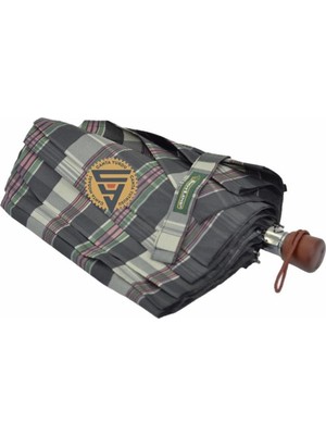 PremiumPort Şemsiye, Ekose Desenli, Kadın, Taşınabilir, Renkli, Hafif, Şık, Koruyucu