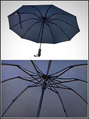 PremiumPort Fiber Gövdeli Tam Otomatik 10 Telli Rüzgarda Dayanıklı Şemsiye