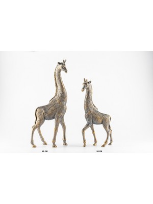 NuN Studio Ikili Zürafa Biblo Füme