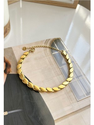 Normadia 316L Çelik Iri Arpa Zincir Bileklik, Şık ve Dayanıklı Takı Modeli