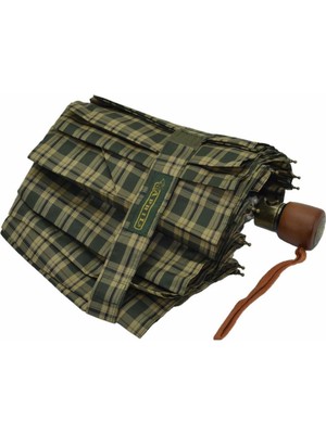 PremiumPort Otomatik 10 Telli Yeşil Şemsiye, Pratik ve Şık Tasarım