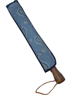 PremiumPort Otomatik Açılır Şemsiye 10 Telli, Kapalı Boyut 40 Cm, Çap 95 Cm, Gri