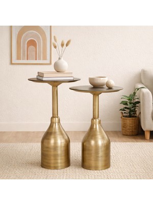 Valda Ros 2 Li Eskitme Gold Aynalı Zigon