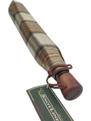 PremiumPort Şemsiye Ahşap Saplı Kadın Yarasa Tasarımı, Kılıf ile Güvenli Taşıma