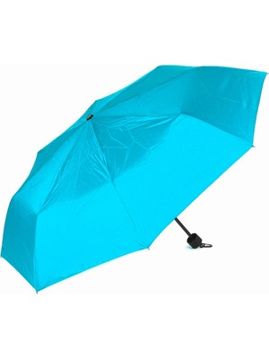 PremiumPort Neon Mavi Mini Kadın Şemsiye, Şık ve Hafif Tasarım