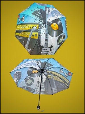 PremiumPort Rüzgara Dayanıklı Çok Renkli 8 Telli Yarasa Tasarım Eşsiz Şıklık