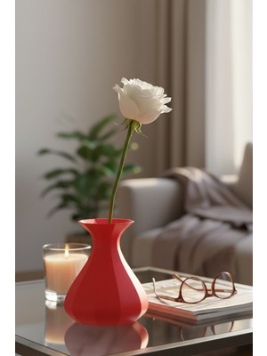 Oalpo Vazo Modern Estetik 3D Baskı, Dekoratif, Bohem Siyah