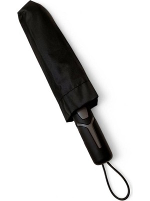 PremiumPort Tam Otomatik Siyah Şemsiye 103 cm Çap, 33 cm Kapalı, Poliamid Kumaş
