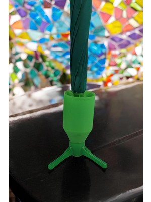 PremiumPort Renkli Bardaklı Dondurma Şemsiye ve Külahlı Otomatik Mekanizma