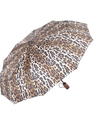 PremiumPort Şemsiye, Ahşap Saplı, Tam Otomatik, Premium Kadın Modeli