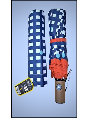 PremiumPort Dayanıklı Fiber Gövde Otomatik Rüzgarda Koruyucu 10 Telli Şemsiye