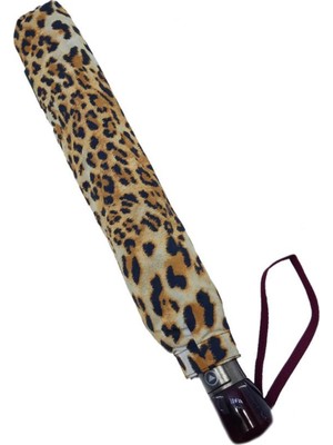 PremiumPort Otomatik Açılır Şemsiye, 10 Telli, Kapalı Boyut 40 Cm, Çap 95 Cm, Yeşil Ekose