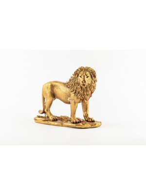 NuN Studio Büyük Aslan Biblo Altın