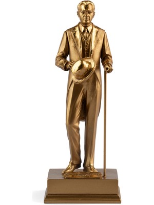 NuN Studio Bastonlu Atatürk Figürü Altın