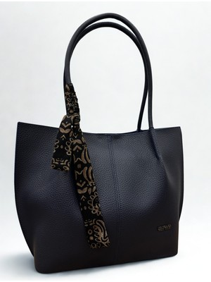 A.N Bags Fularlı & Yavrulu Askılı Omuz Çantası