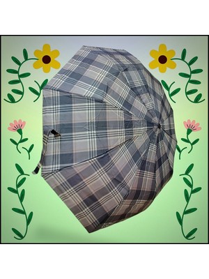 Rubenis Dayanıklı 3 Kırmalı 10 Telli Otomatik Açılır Şemsiye