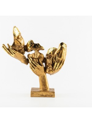 NuN Studio Polyester Büyük Mask Altın